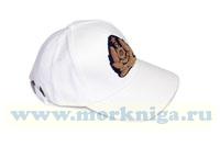 Бейсболка белая 