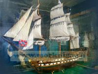 Модель линейного корабля 