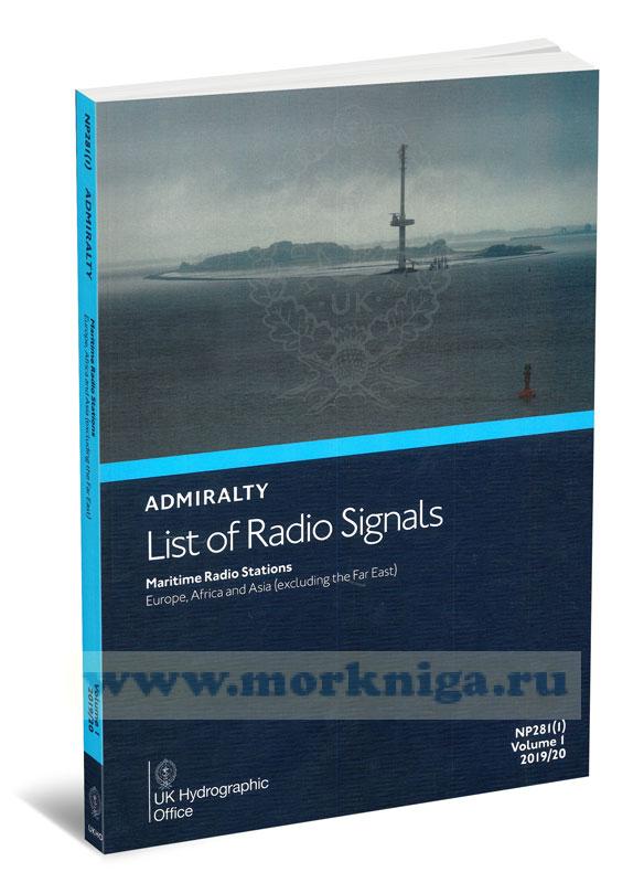 Admiralty list of radio signals. Vol 1. NP281(1) (ALRS). 2019/2020