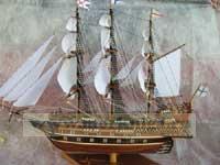 Модель немецкого фрегата XVII века