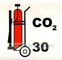 Знак ИМО. Передвижной порошковый огнетушитель