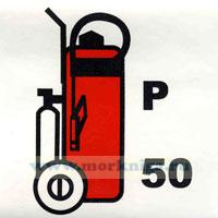 Знак ИМО. Передвижной углекислотный огнетушитель