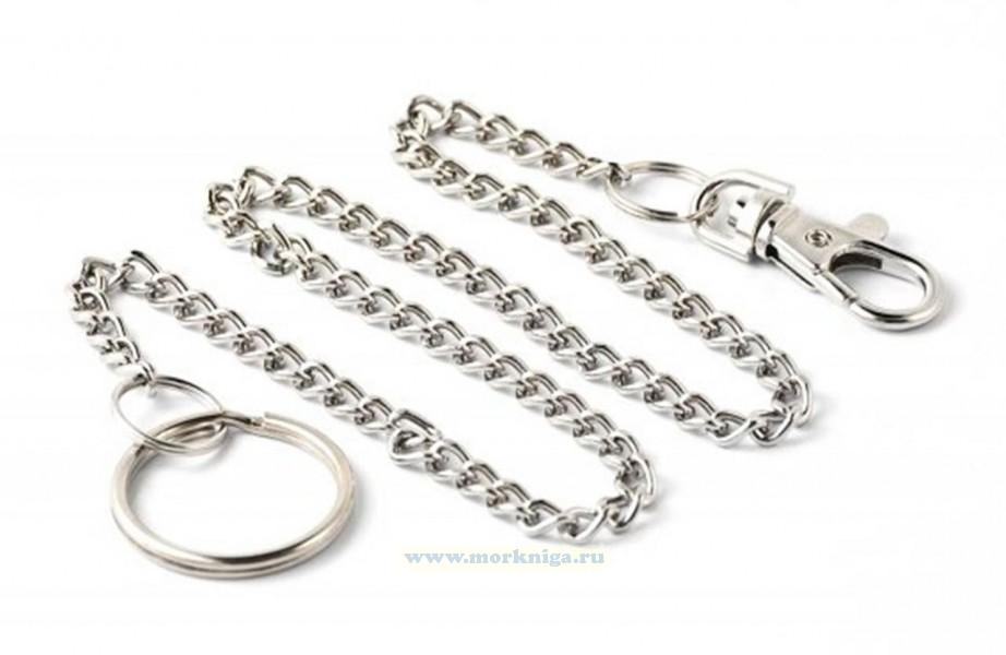 Цепочка для ключей, звенья малые (до 6 мм ) общая длинна 40-50 см