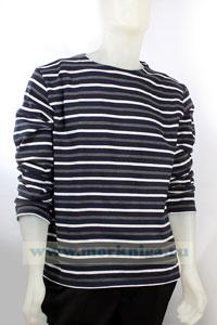 Футболка Meridien II Tri Inigne/Neige/Acier с длинным рукавом полосатая р. XXL