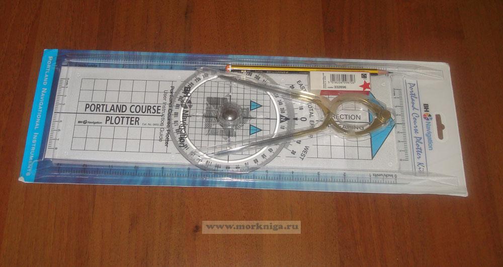 Плоттер для яхтсменов с измерителем + ластик и карандаш