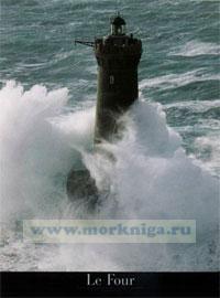 Картина Маяк Le Four (фотограф Valery Hache) 60х80 в зеленой рамке с веревкой