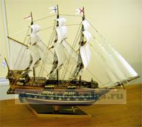 Модель российского фрегата XVII века