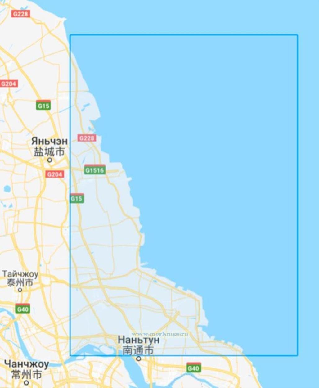 62389 От рейда Шэянхэкоу до гавани Люйсыган (Маштаб 1:250000)