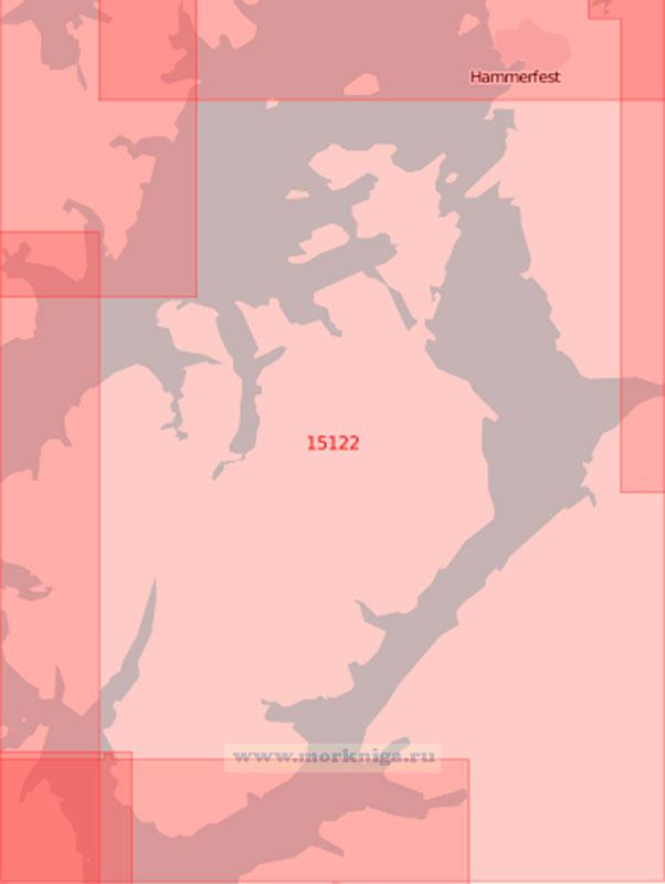 15122 Проливы Сёрёйсуннет и Варгсунн с портом Хаммерфест (Маштаб 1:50 000)