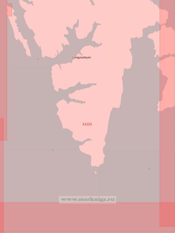 11121 Район острова Западный Шпицберген (Масштаб 1:500 000)