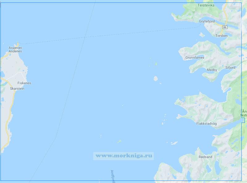 15143 Северная часть залива Анн-фьорд (Маштаб 1:50000)