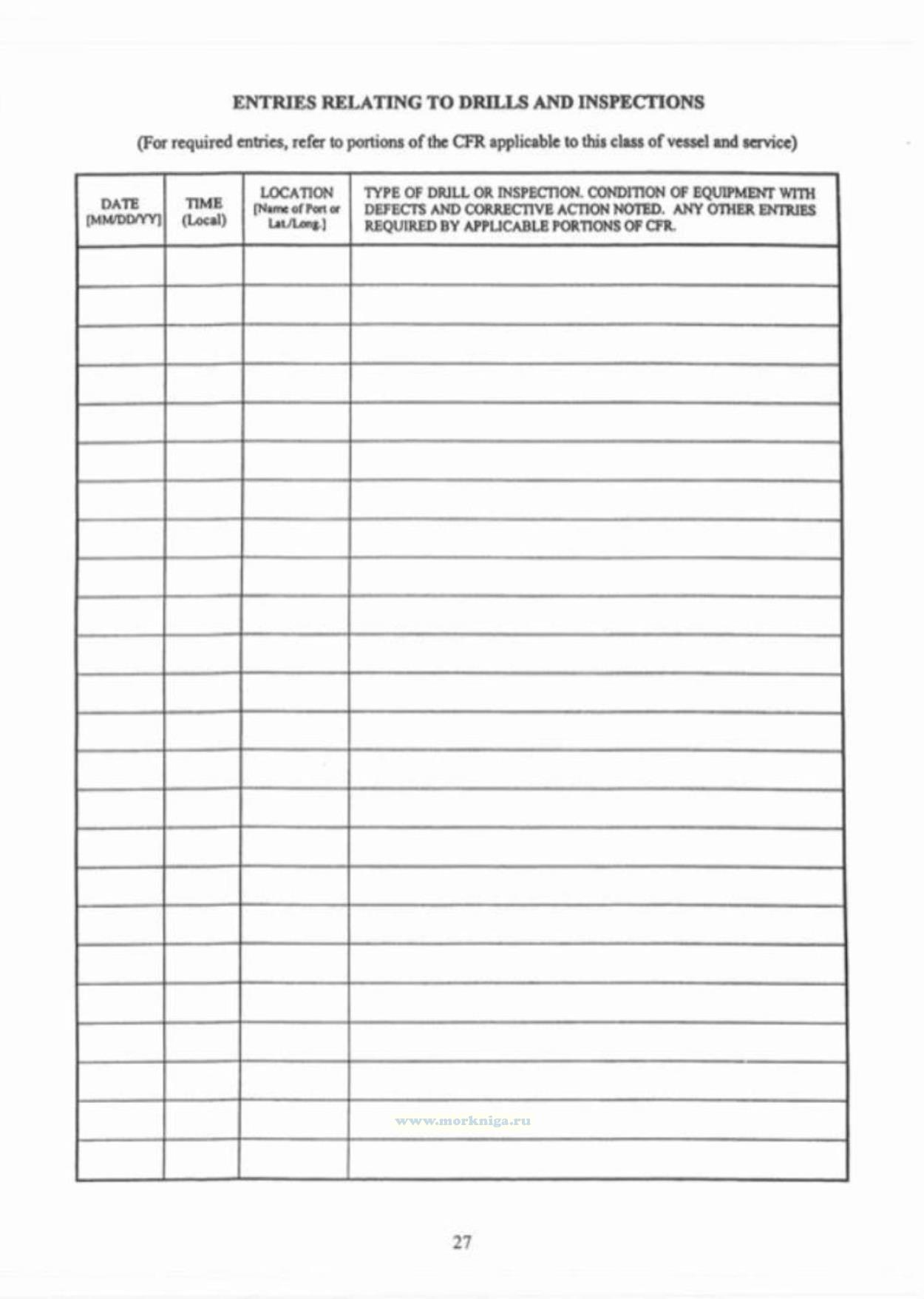 Official Logbook Merchant Marine of US купить книгу в интернет