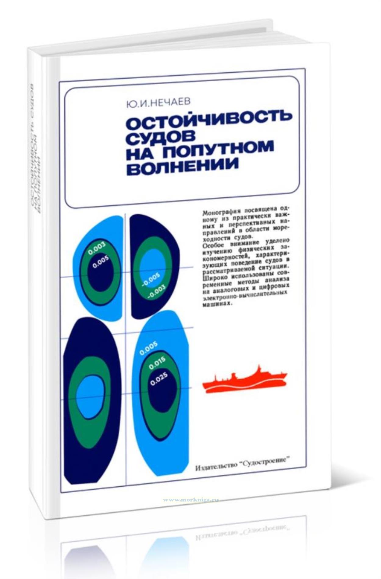 Остойчивость судов на попутном волнении