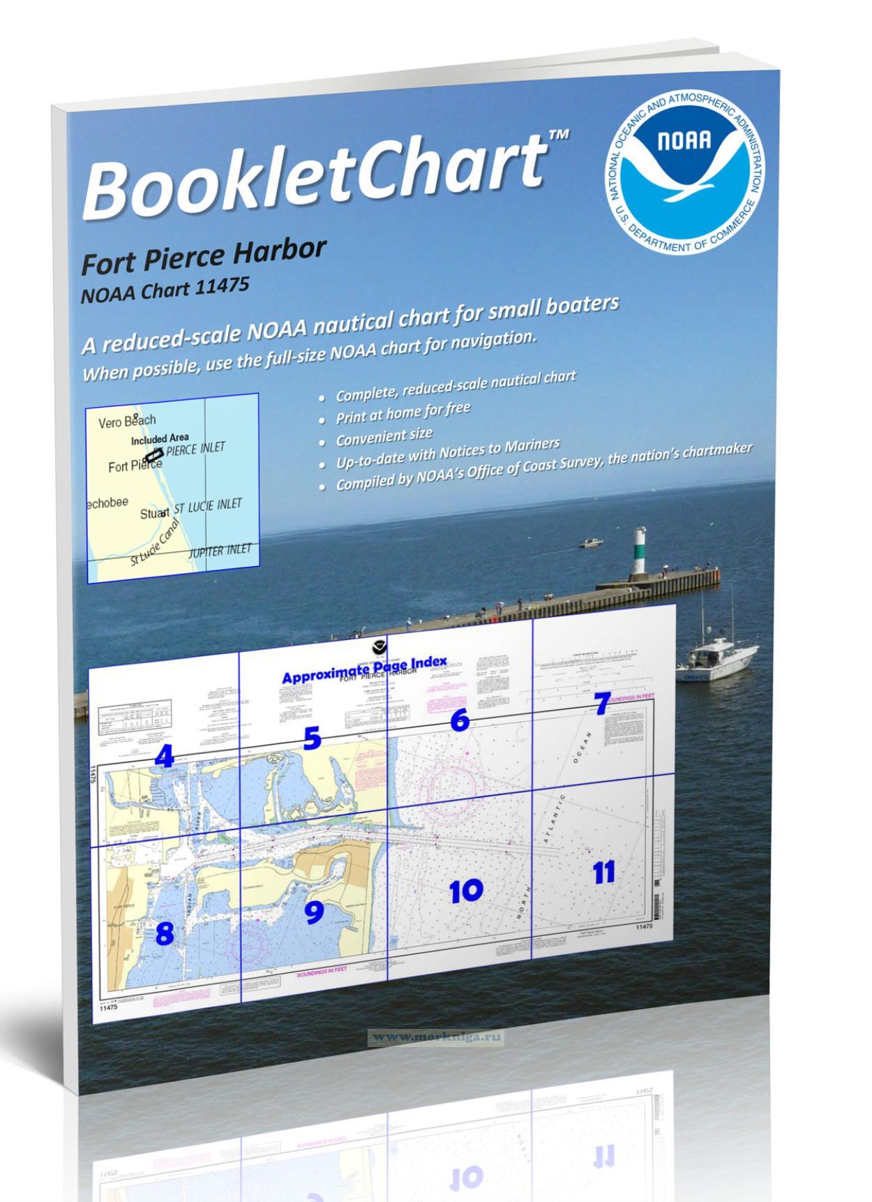 NOAA Chart 11475 Fort Pierce Harbor