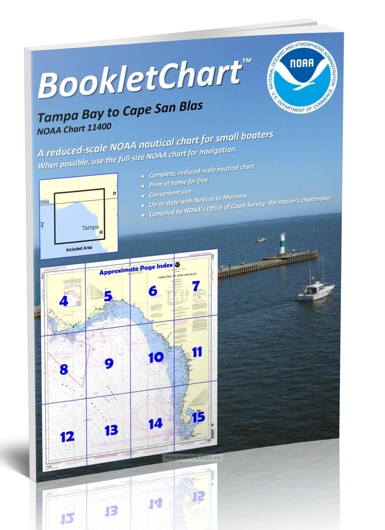 NOAA Chart 11400 Tampa Bay to Cape San Blas