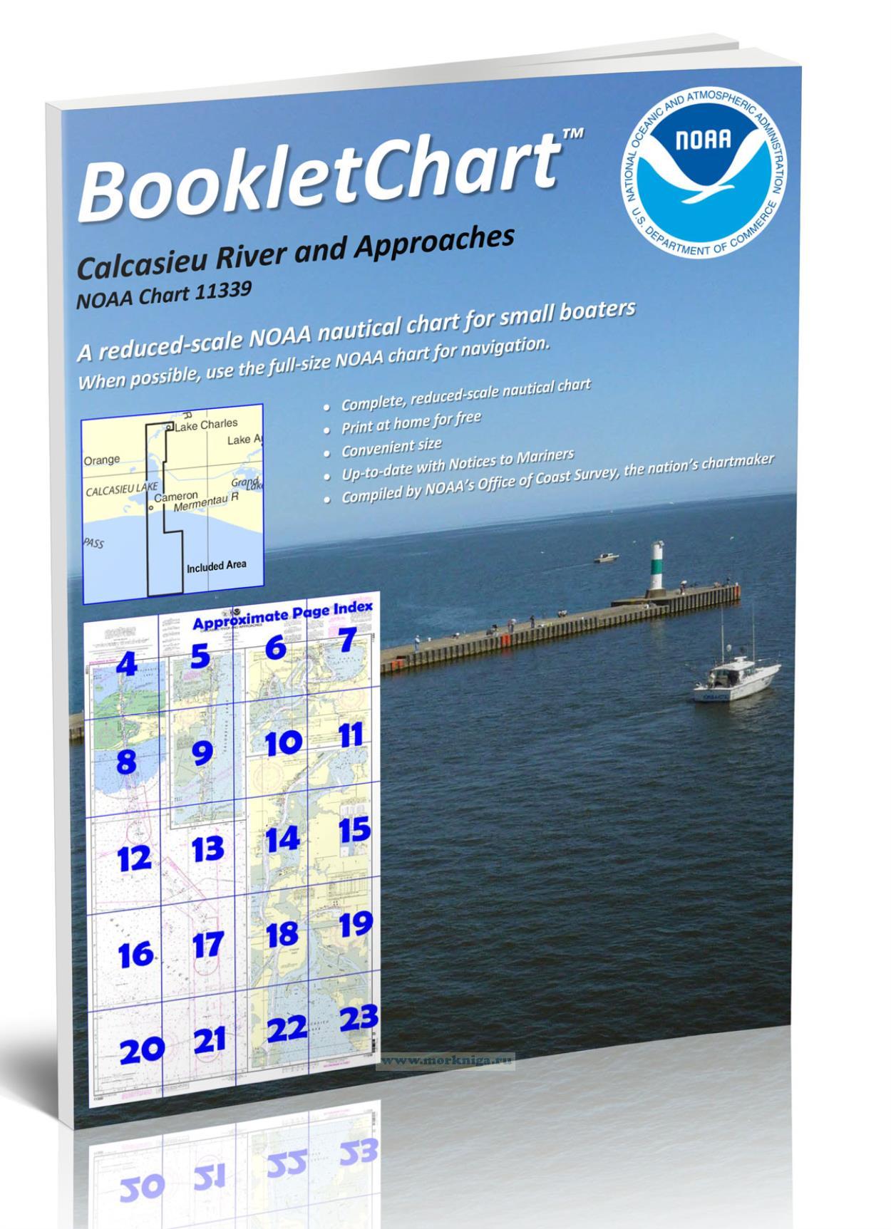 NOAA Chart 11339 Calcasieu River and Approaches