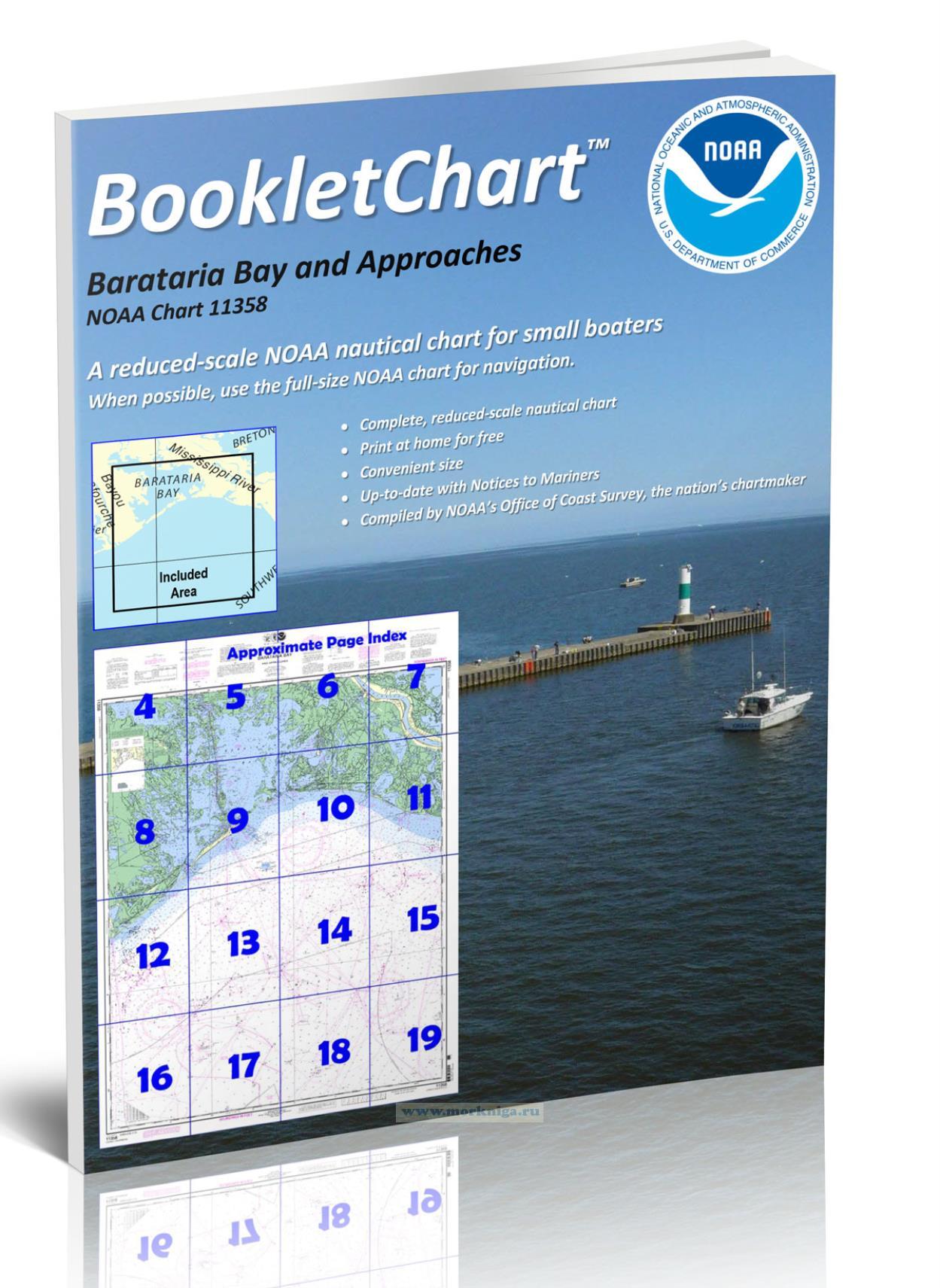 NOAA Chart 11358 Barataria Bay and Approaches