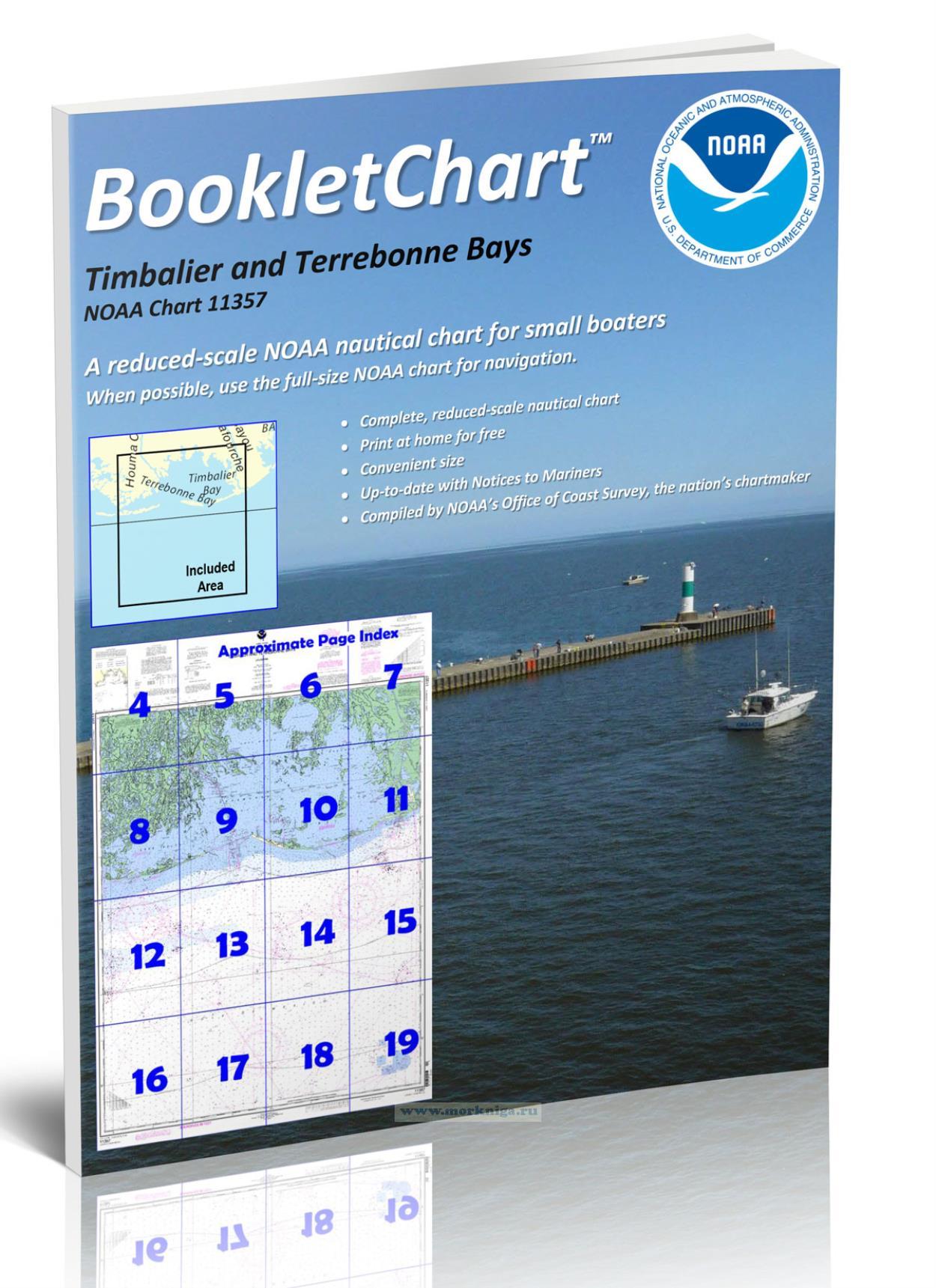 NOAA Chart 11357 Timbalier and Terrebonne Bays