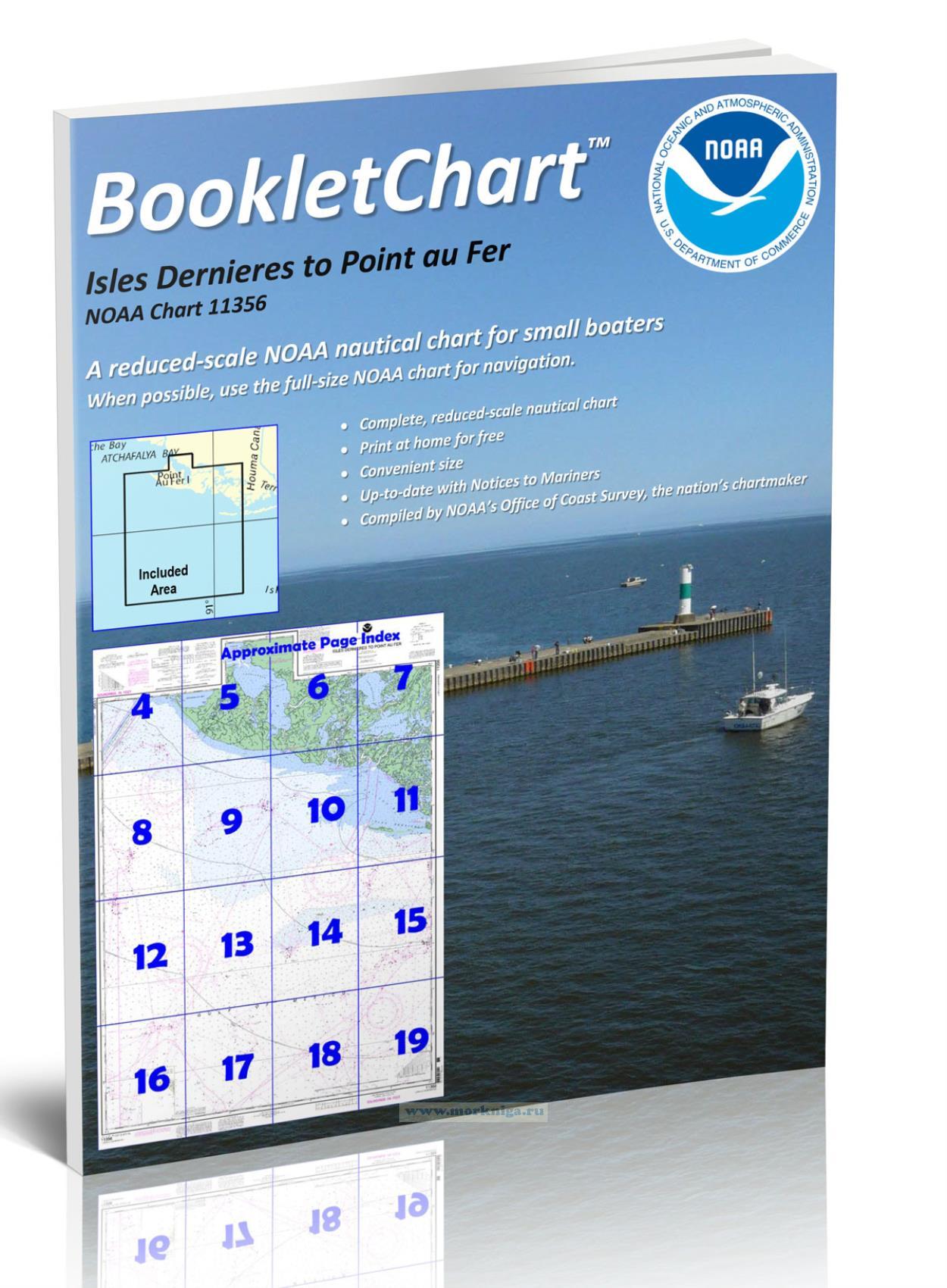 NOAA Chart 11356 Isles Dernieres to Point au Fer