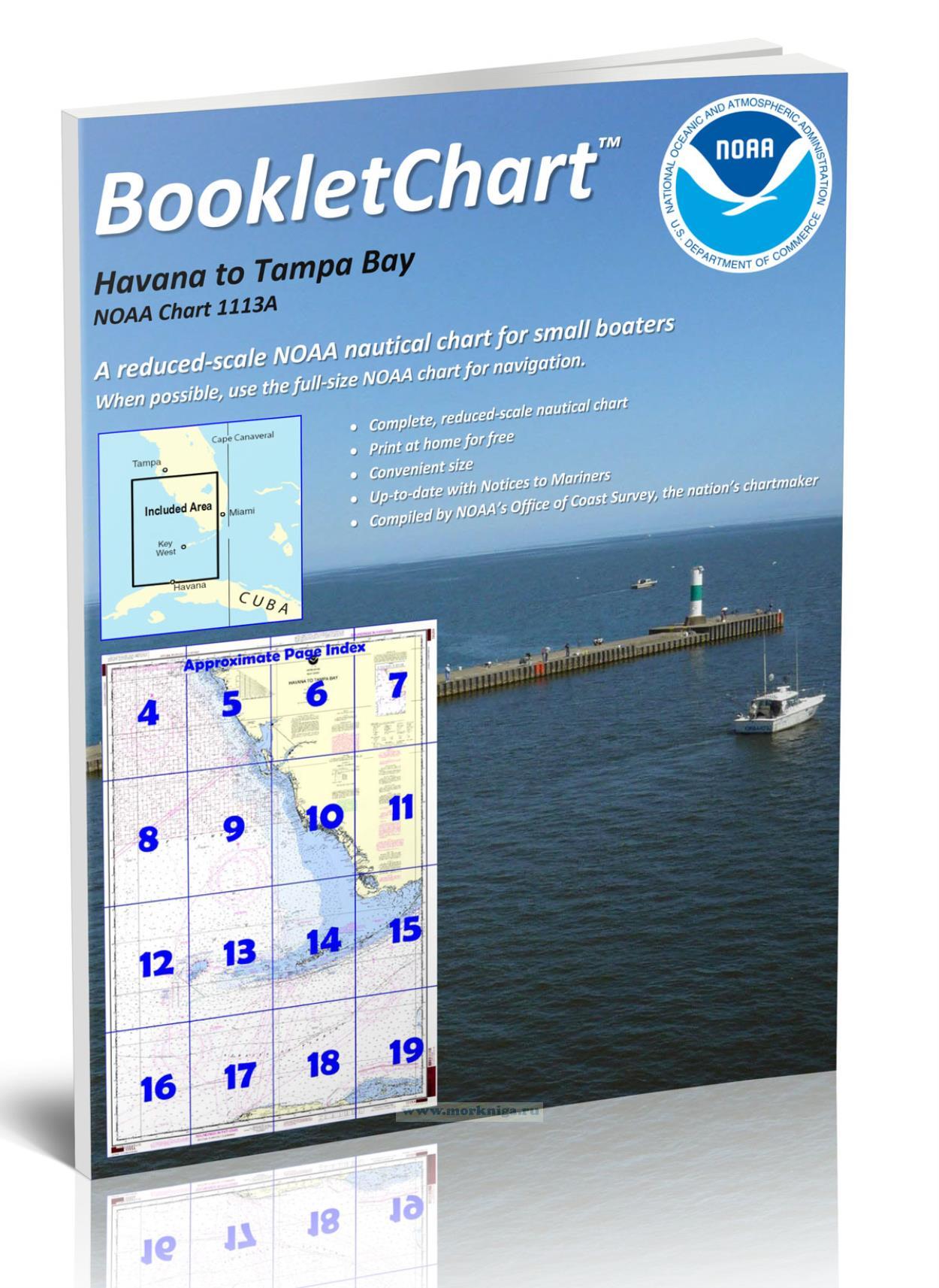 NOAA Chart 1113А Havana to Tampa Bay