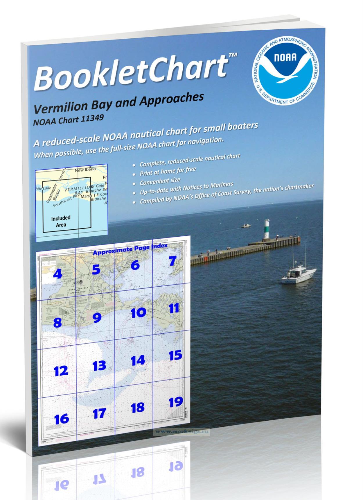 NOAA Chart 11349 Vermilion Bay and Approaches
