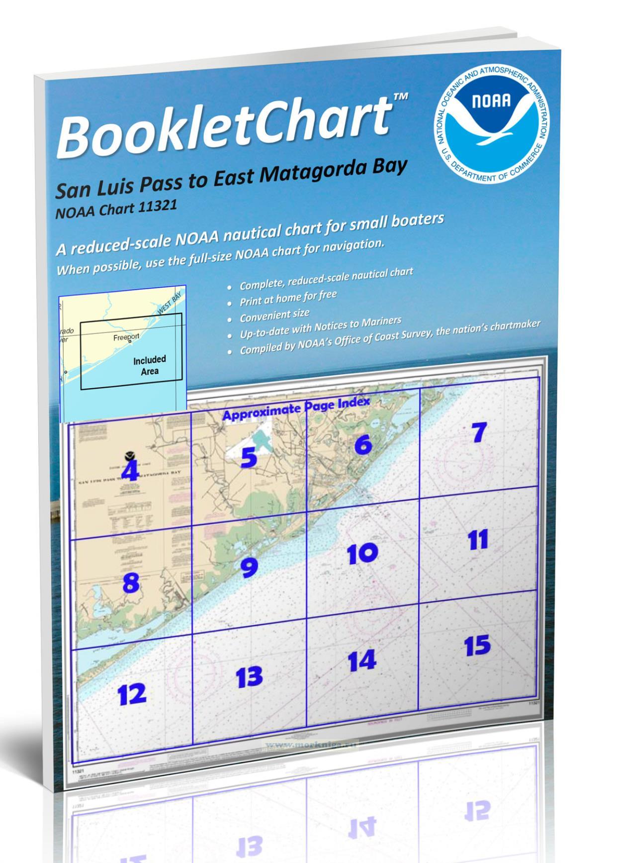 NOAA Chart 11321 San Luis Pass to East Matagorda Bay