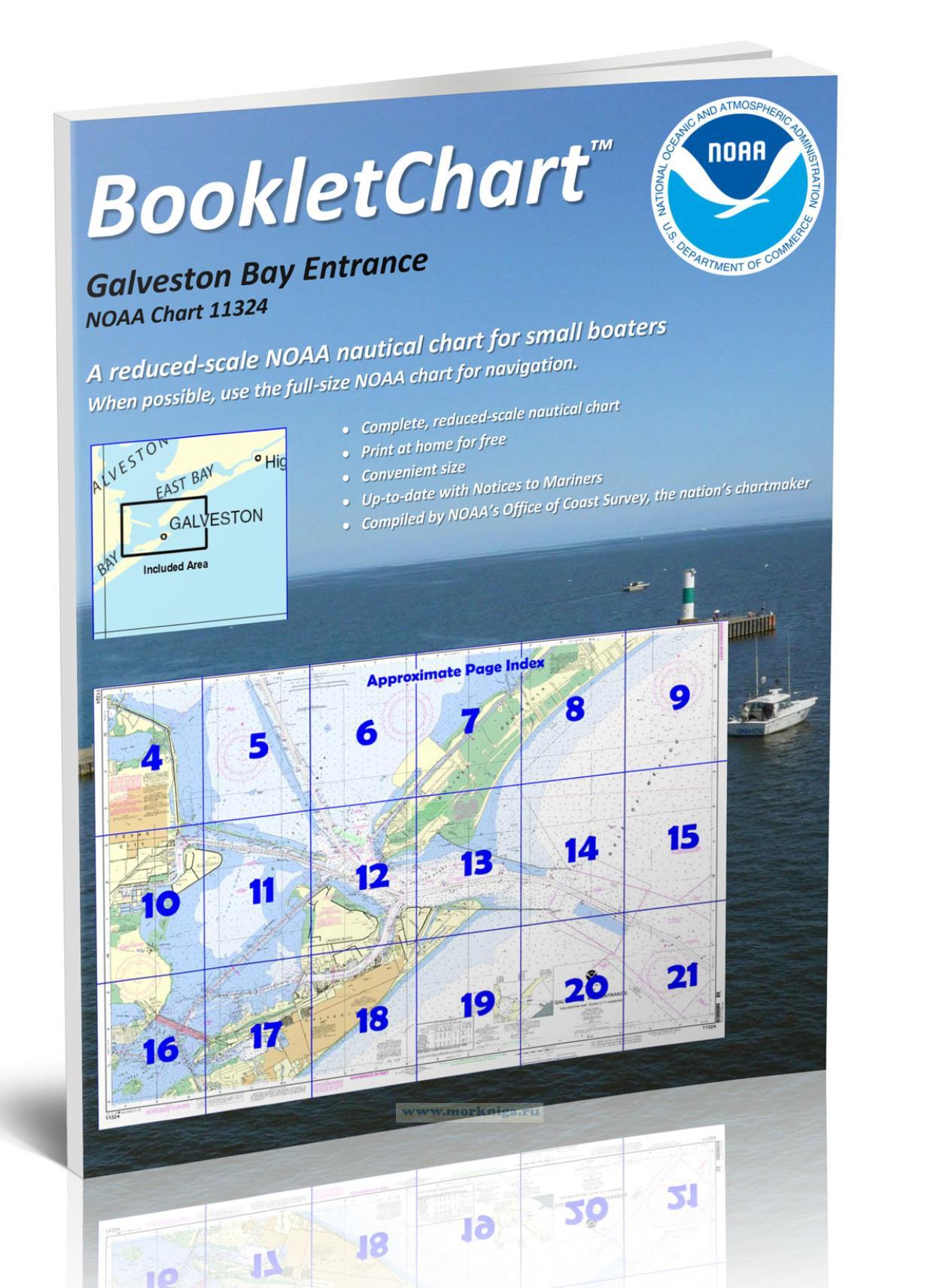 NOAA Chart 11324 Galveston Bay Entrance