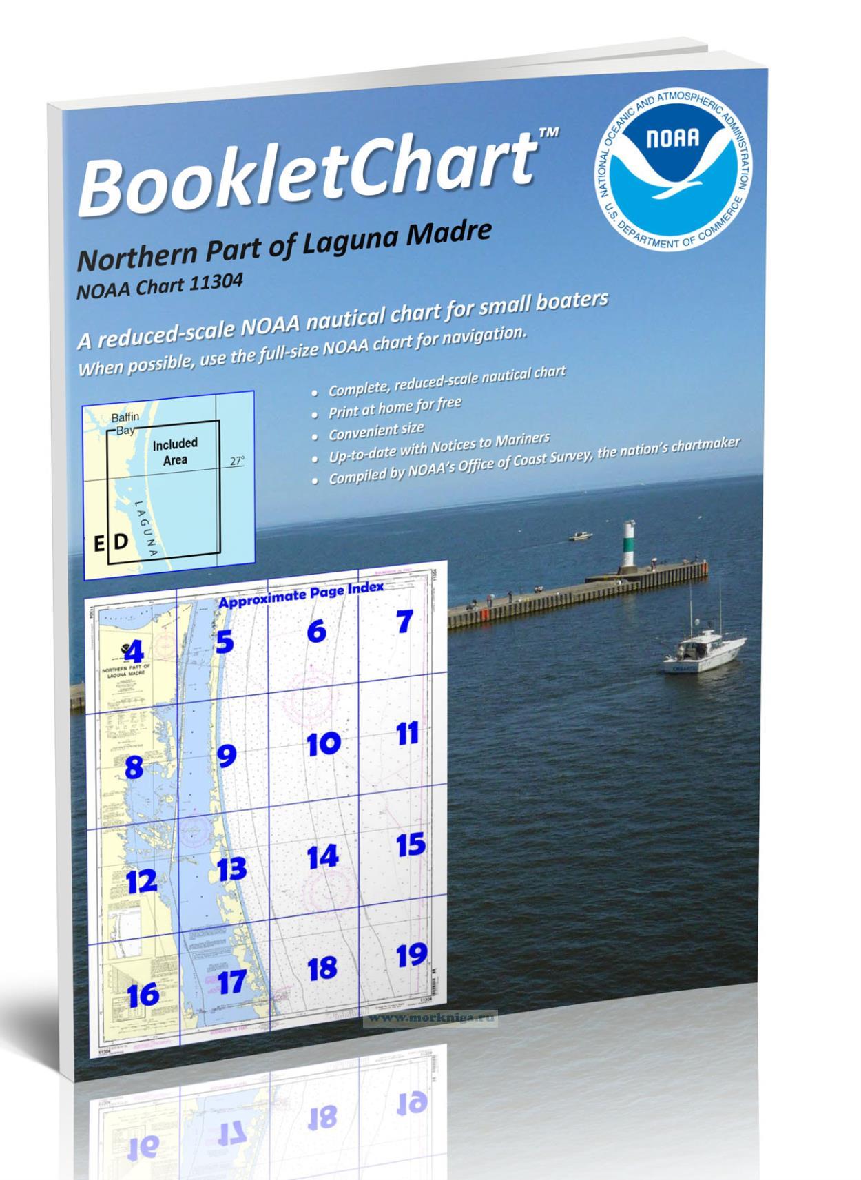 NOAA Chart 11304 Northern Part of Laguna Madre