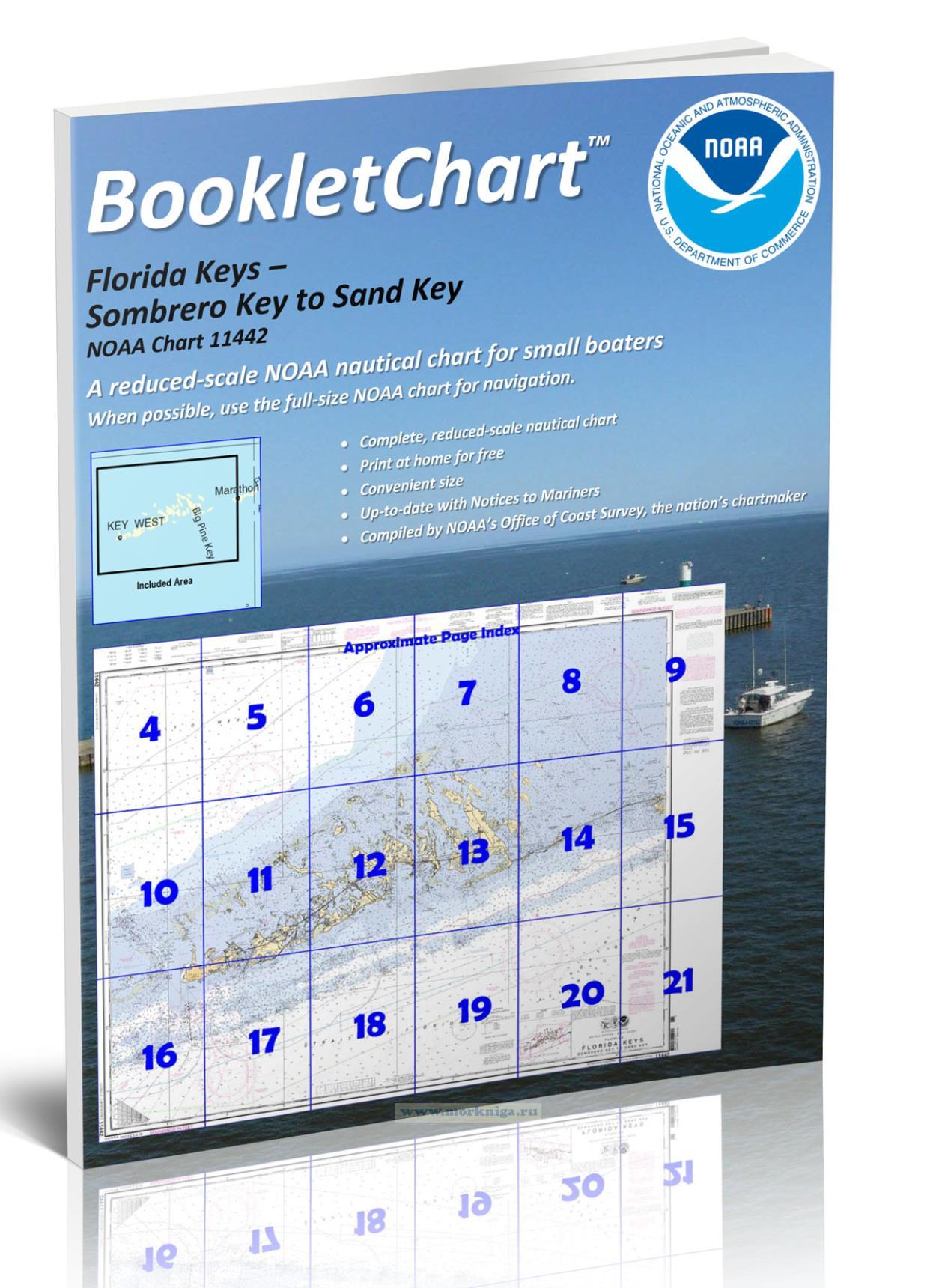 NOAA Chart 11442 Florida Keys - Sombrero Key to Sand Key