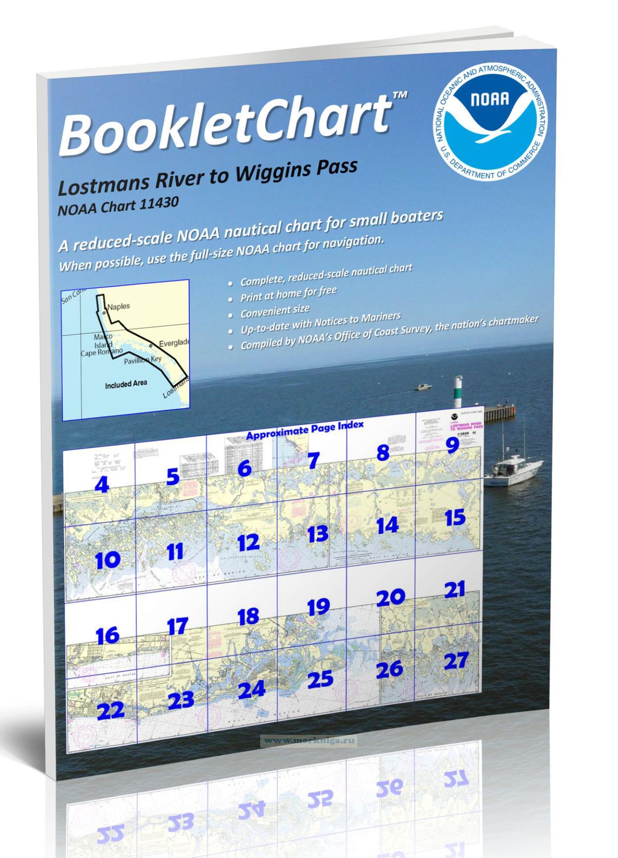 NOAA Chart 11430 Lostmans River to Wiggins Pass