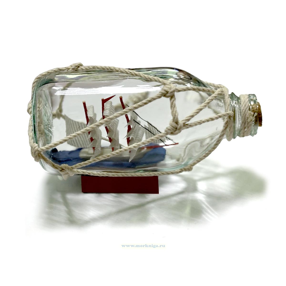 Корабль сувенирный в бутылке, 15х8 см