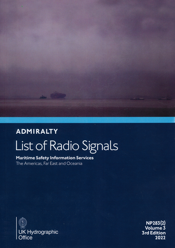 Admiralty list of radio signals. Admiralty list of radio signals np283. 5. Admiralty list of radio signals. Alrs vol 6.