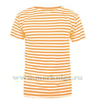 Тельняшка футболка оранжевая полоса (МЧС)