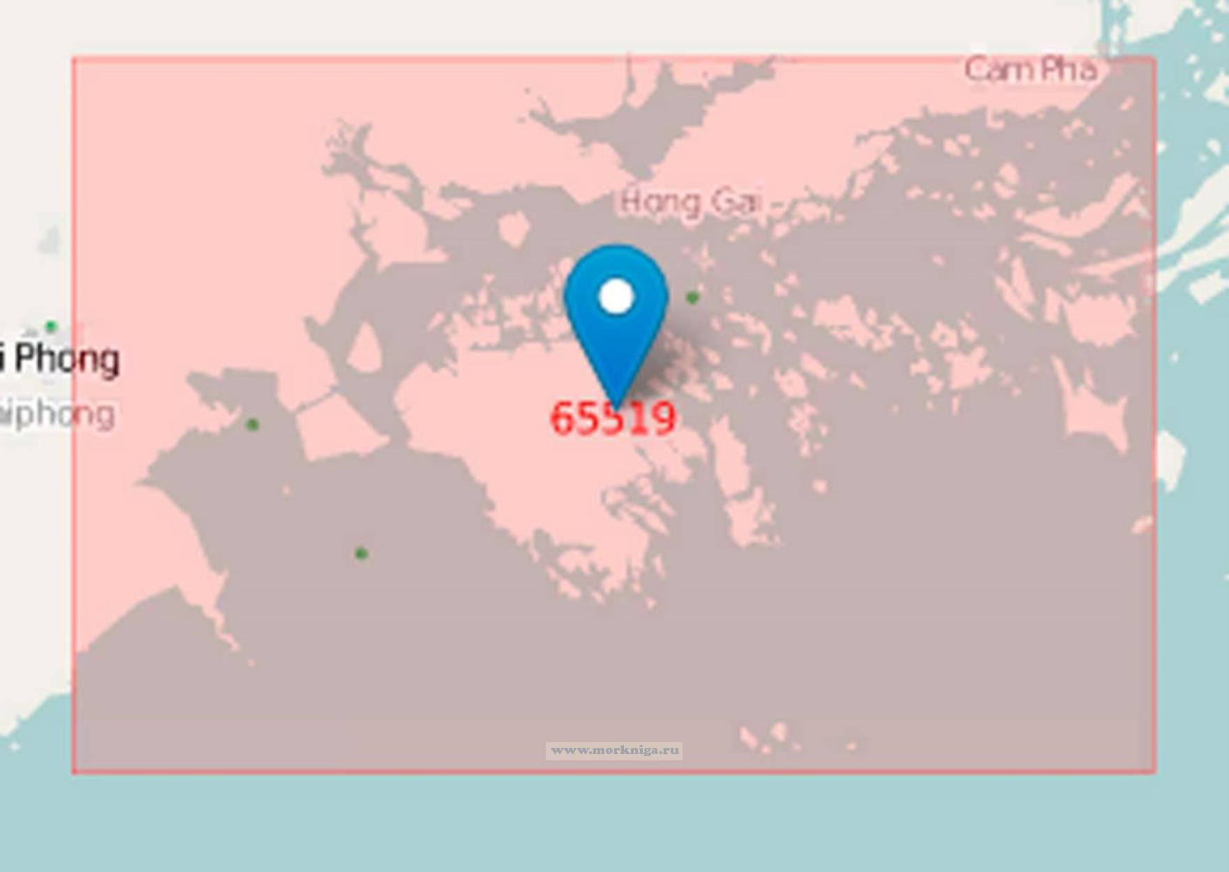 65519 От порта Хайфон до порта Камфа (Масштаб 1:75 000)