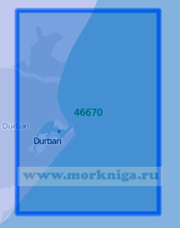 46670 Подходы к порту Дурбан (Масштаб 1:30 000)
