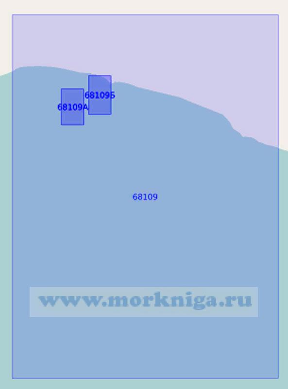 68109 Морской порт Пригородное (Масштаб 1:10 000)