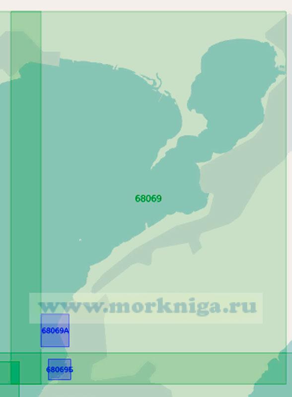 68069 Залив Угловой с подходами (Масштаб 1:25 000)