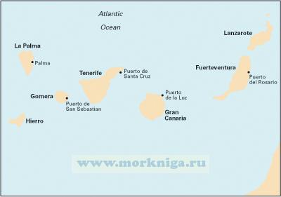 E2 Islas Canarias Канарские острова (1:600 000)