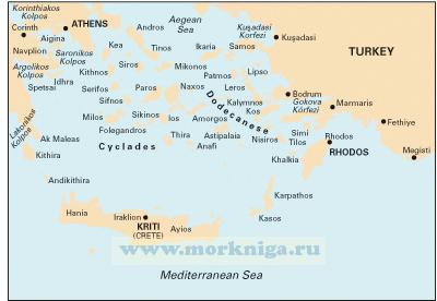 G3 Aegean Sea (South) Эгейское море (юг) (1:750 000)