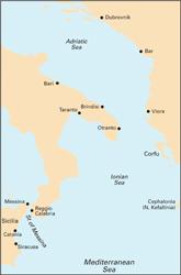 M30 Southern Adriatic and Ionian Seas Южное Адриатическое и Ионическое моря (1:850 000)