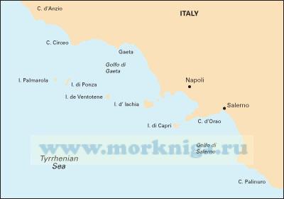 M18 Capo d'Anzio to Capo Palinuro. Побережье Италии от Анцио до Полинуро