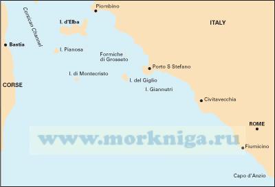 M17 North Tuscan Islands to Rome. Побережье Италии от Севера Тосканского архипелага до Рима