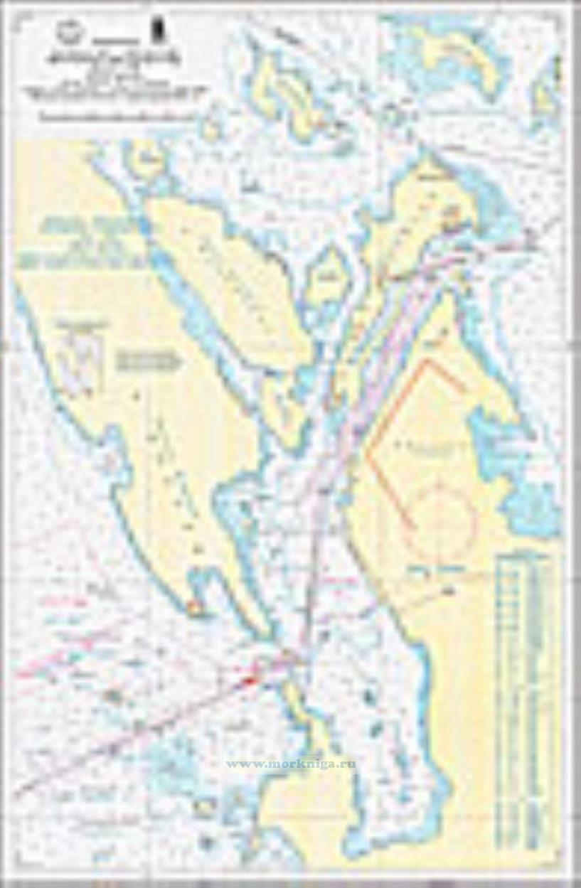 46590 Подходы к порту Мельбурн (Масштаб 1:30 000)