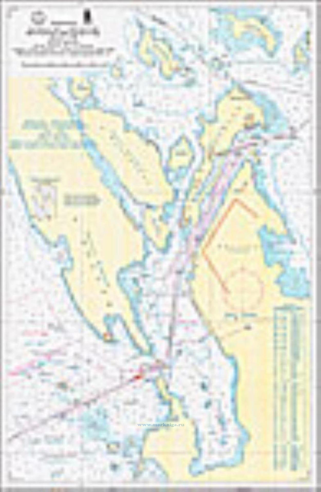 61448 От 21°46'N до 18°35'N, от 168°20'Е до 172°59'Е (Масштаб 1:500 000)