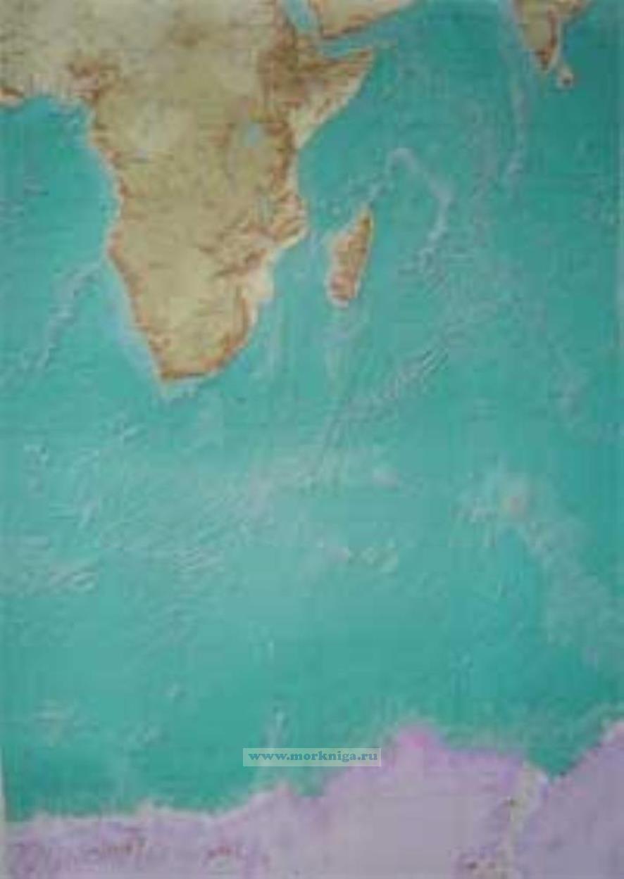 Мировой океан. Адм. № 90095 Карта настенная