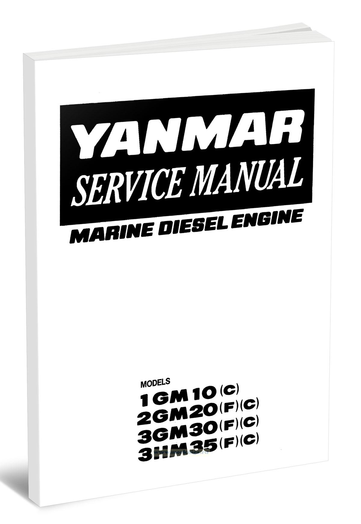 Yanmar 1GM10 service manual/Руководство по техническому обслуживанию Yanmar 1GM10