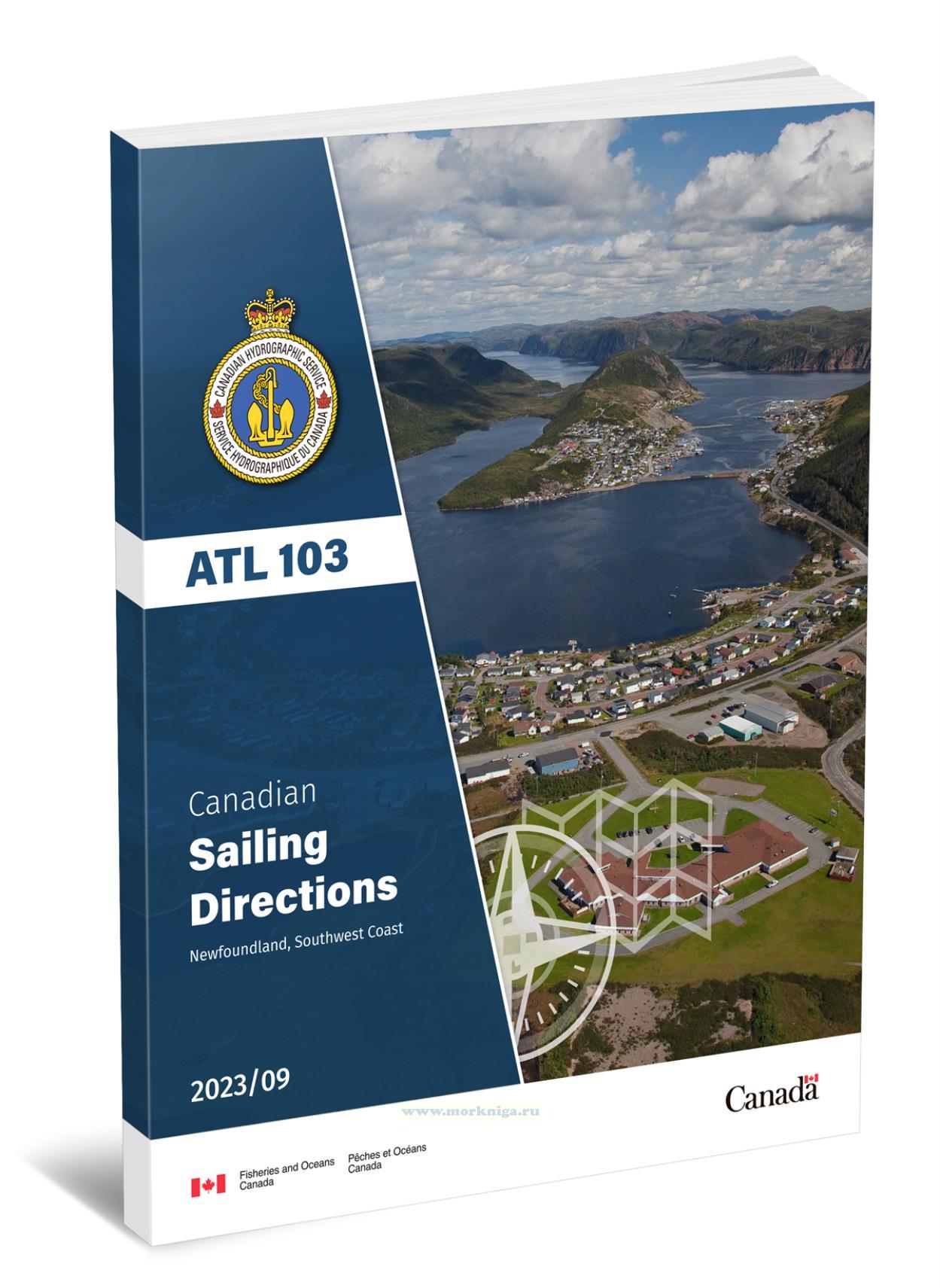 ATL 103 Canadian Sailing Directions. Newfoundland, Southwest Coast/Канадские лоции. Ньюфаундленд, юго-западное побережье