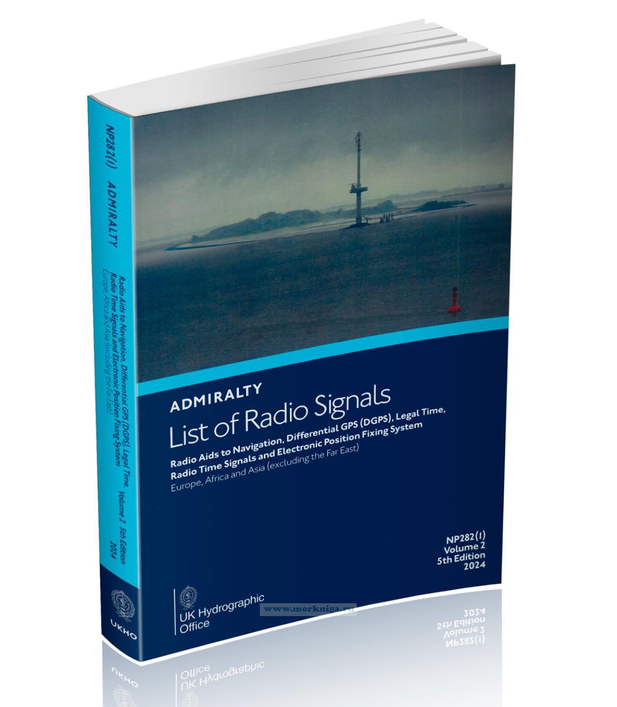 Admiralty list of radio signals. Vol 2. NP282 (1) (ALRS). Radio aids to
