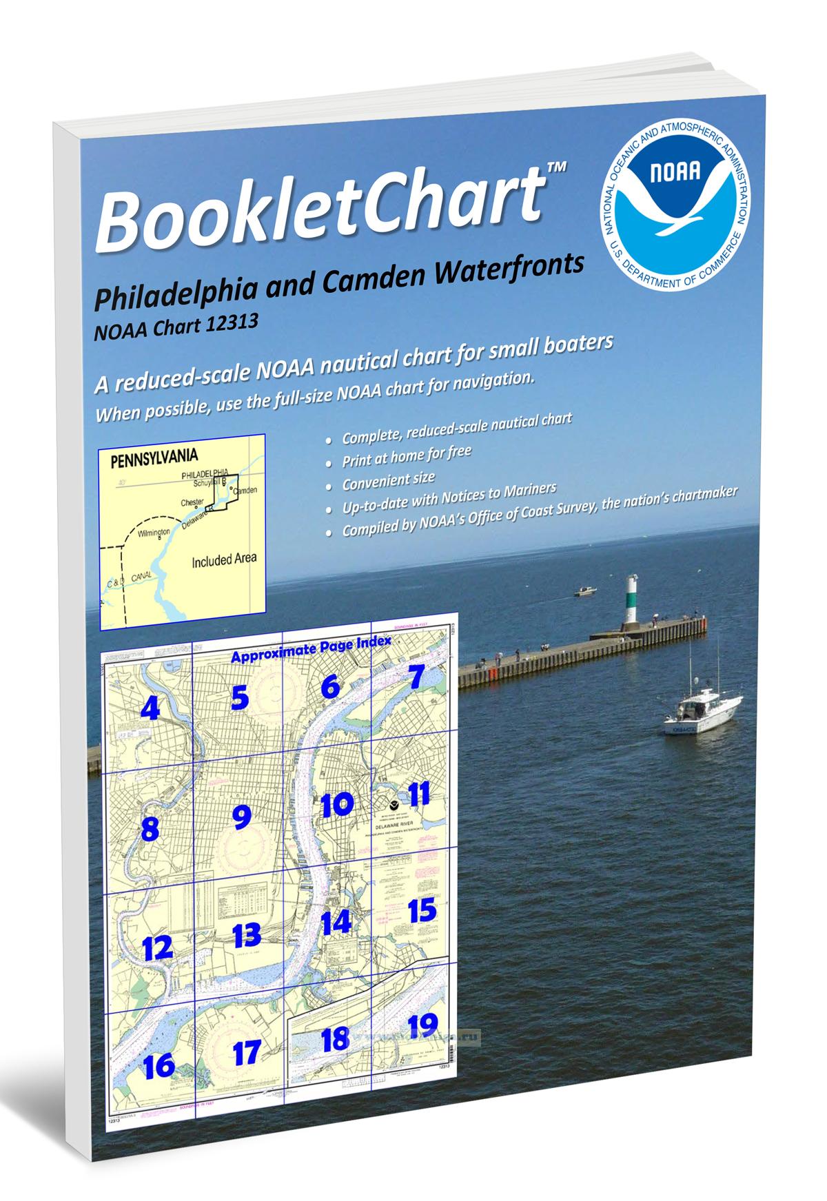NOAA Chart 12313 Philadelphia and Camden Waterfronts