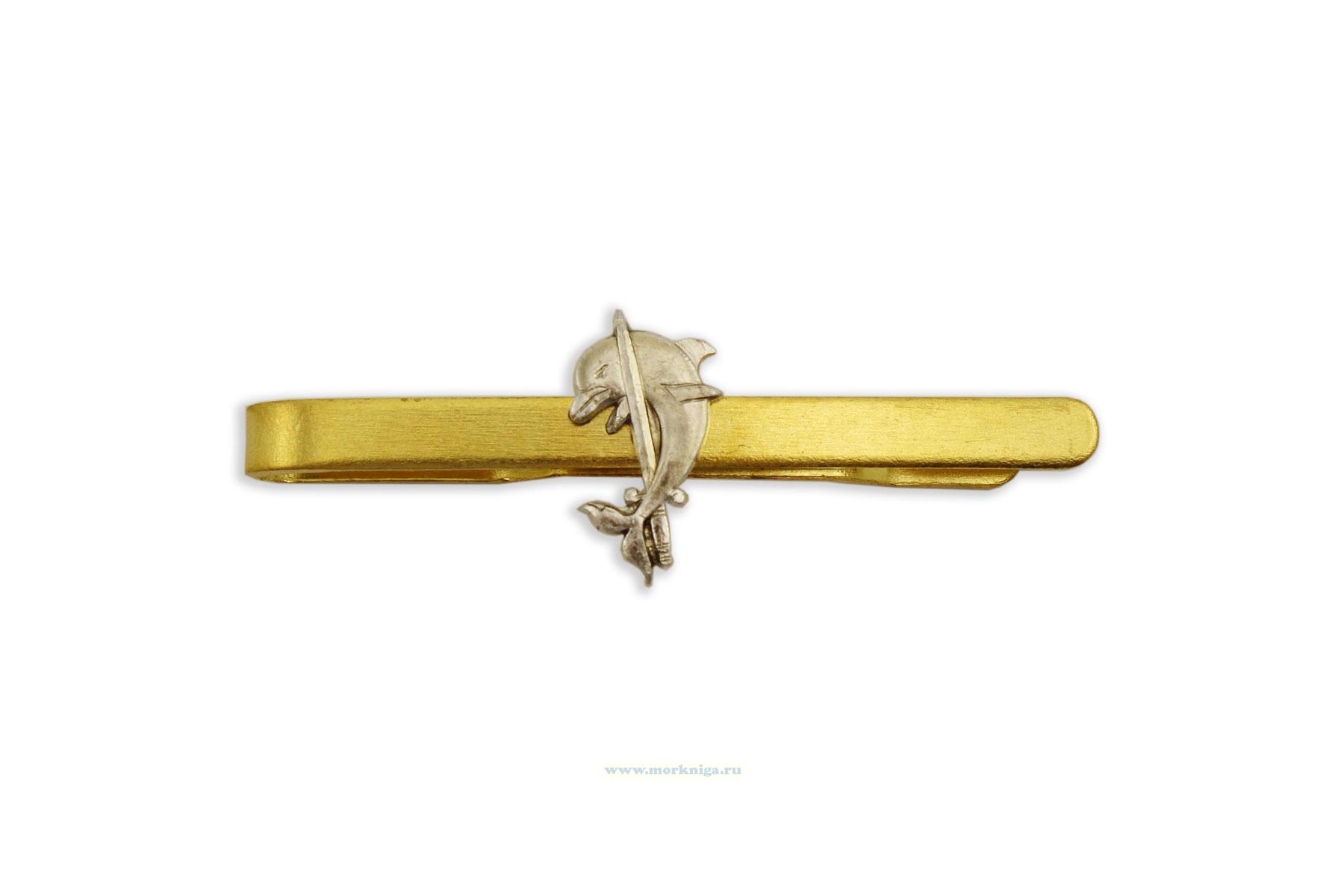 Зажим для галстука ЧФ (дельфин)